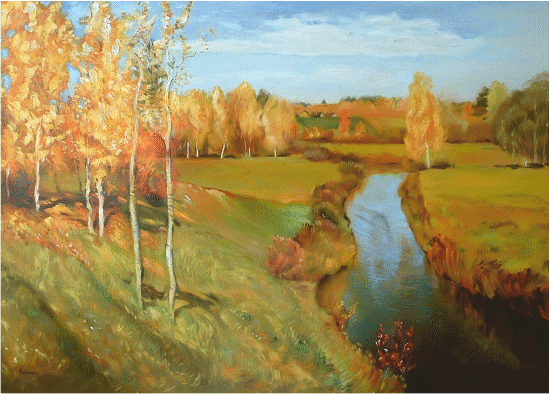 Isaak Levitan, GOLDENER HERBST