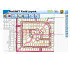 Magnet field layout topcon sokkia