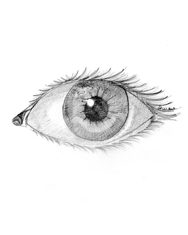 occhio - marzo 2009 (disegno a mano libera)