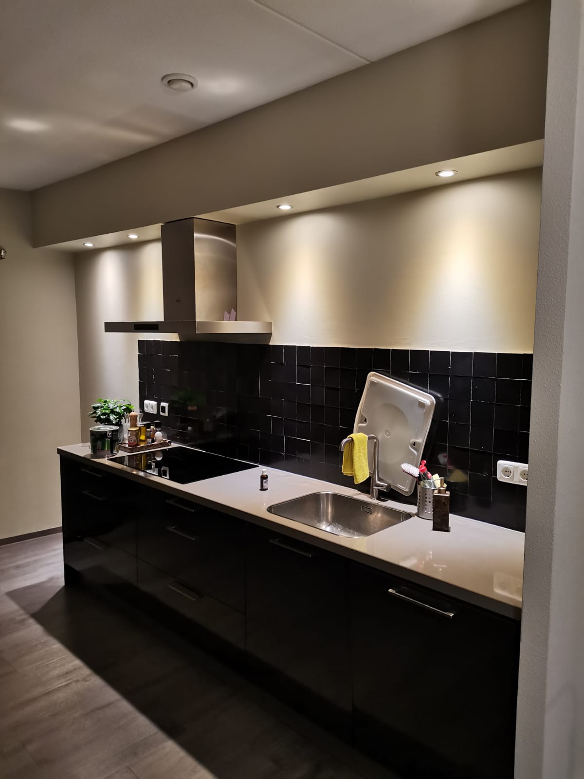 Koof met verlichting