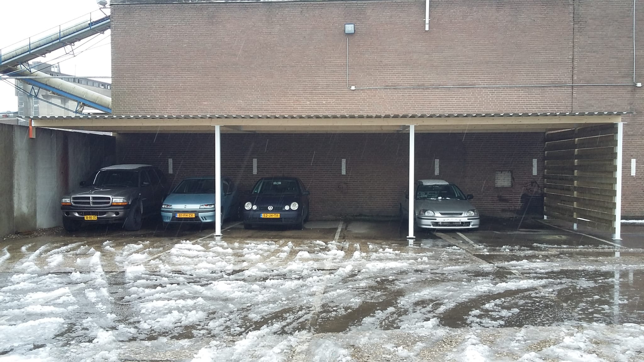 Overkapping auto garage