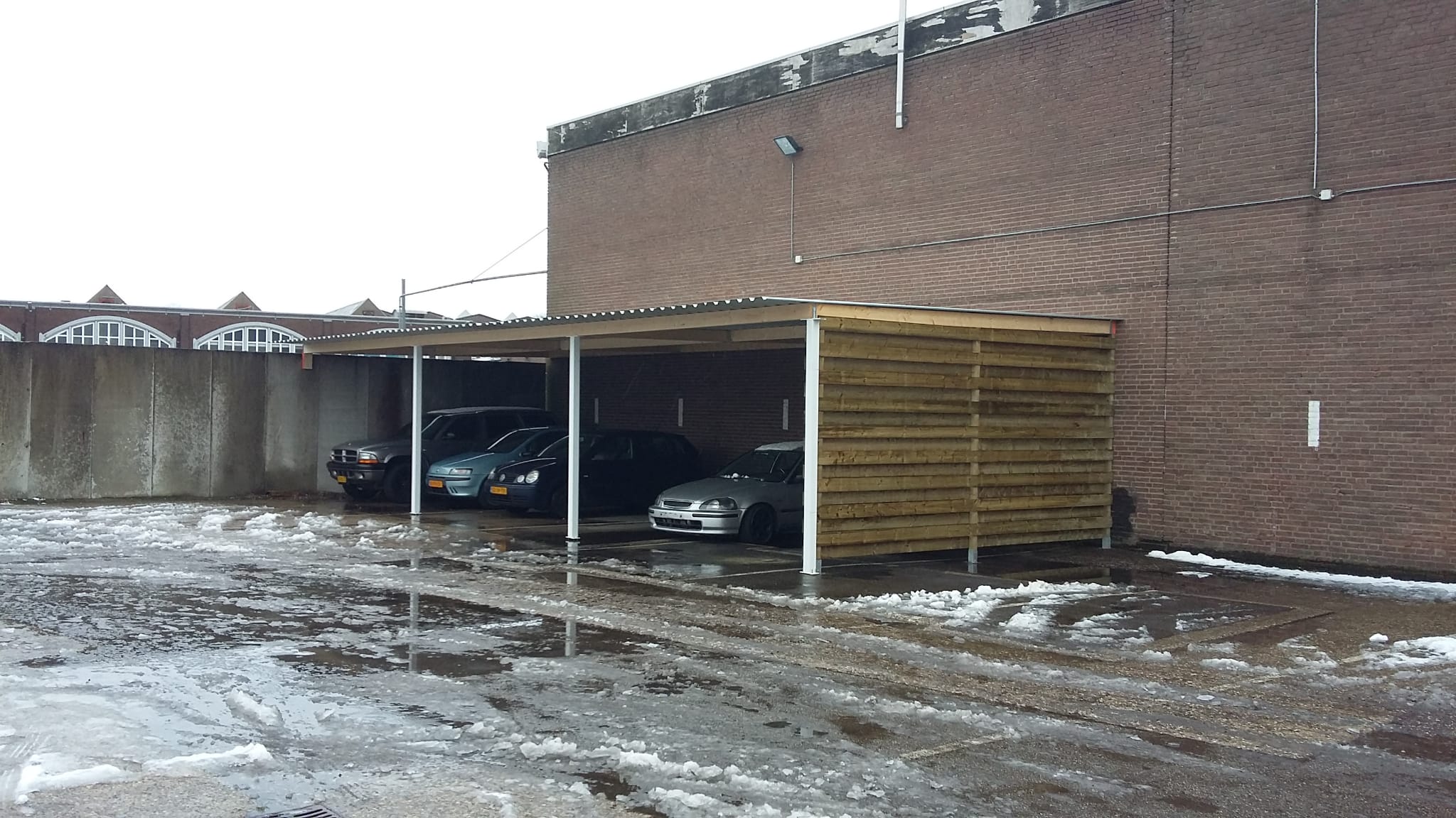 Overkapping auto garage