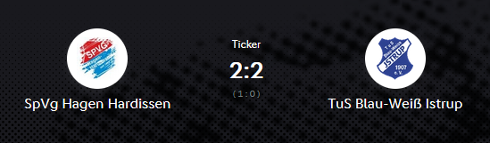 Erste holt den ersten Punkt in Kreisliga A