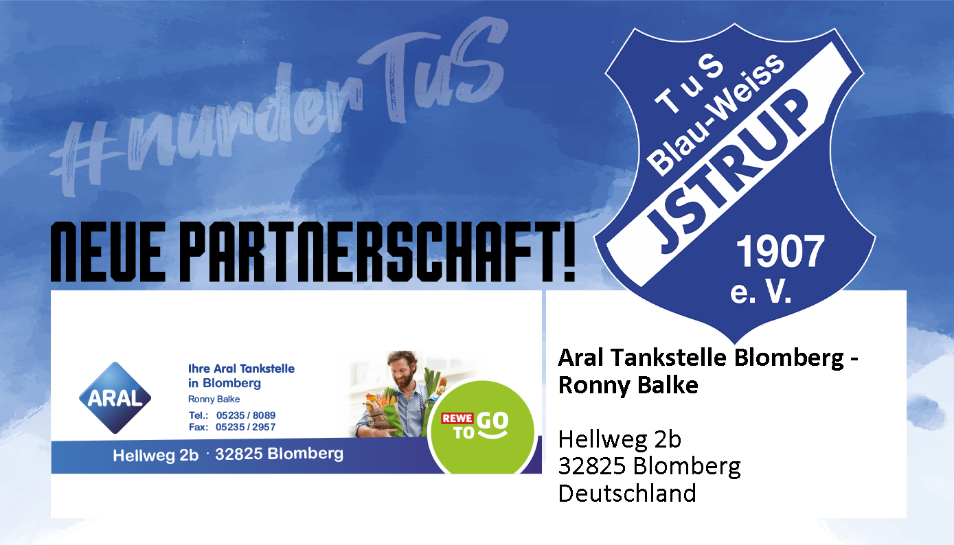 TuS Istrup freut sich über neue Partnerschaft!
