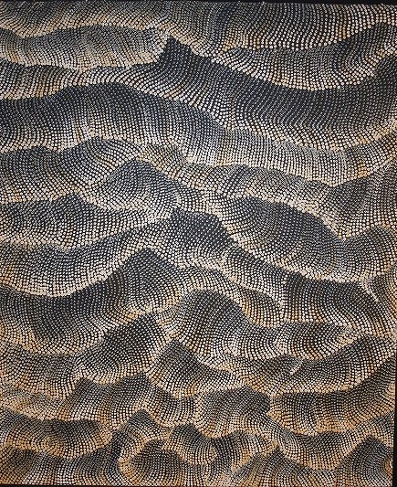 16　モリーン・ナンパジンパ　「祖母の故郷」　94ｘ88ｃｍ