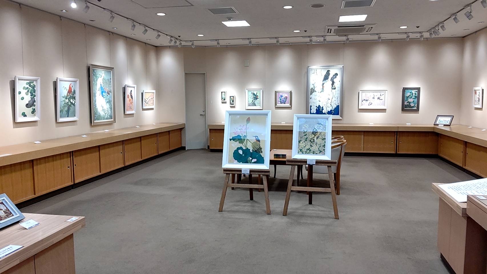 水野香菜 日本画展 - 福福堂 ギャラリー上原