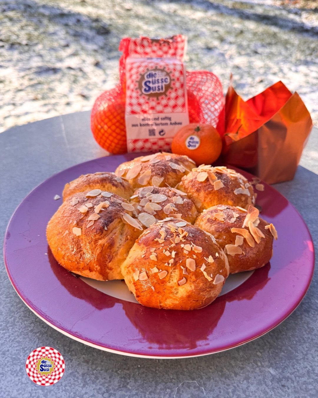 DREI KÖNIGSKUCHEN MIT DIE SÜSSE SUSI ORANGENSAFT
