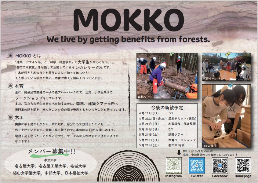 MOKKO新歓日程
