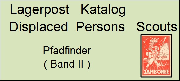 Lagerpost Katalog Displaced Persons Pfadfinder Scouts