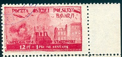 Bayern: polnische Lagerpost Marken