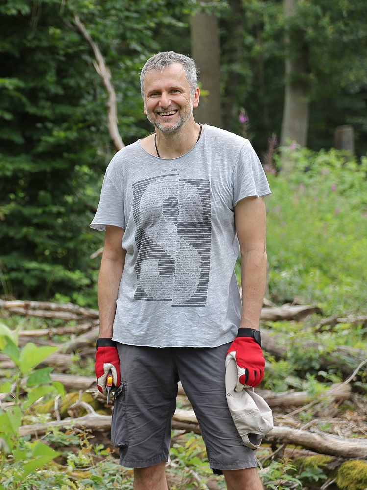 Carsten Ullmann hat auch nach dem Einsatz noch gute Laune.