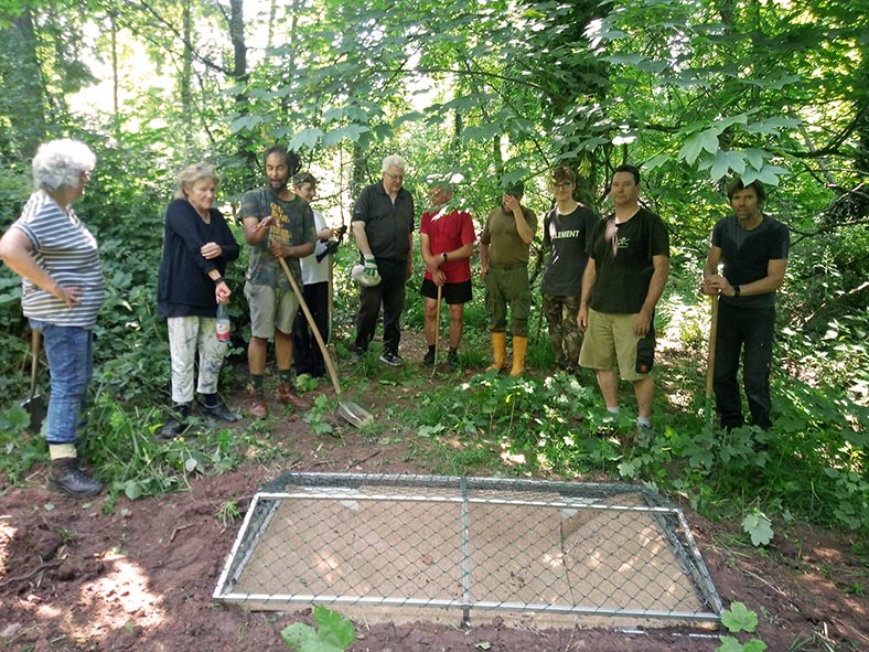 Neue Laichgewässer für Feuersalamander