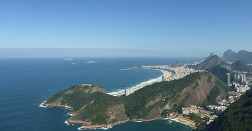 Blick auf Rio, Copacabana