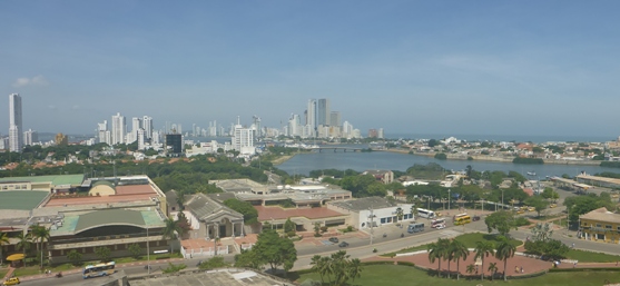 Blick auf Cartagena