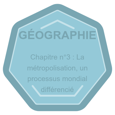 Chapitre n°3 : La métropolisation : un processus mondial différencié
