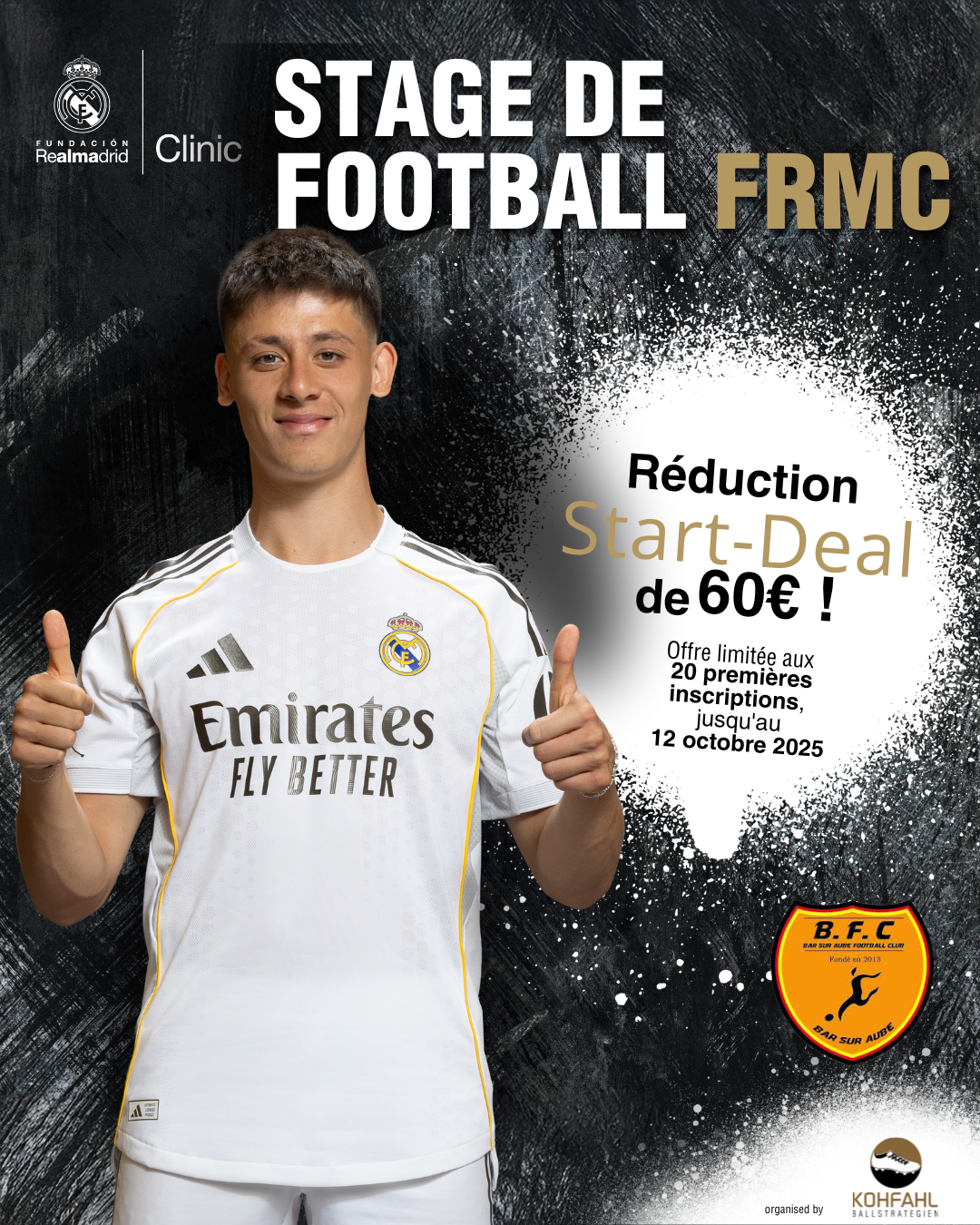 Inscription stage Real Madrid 2026