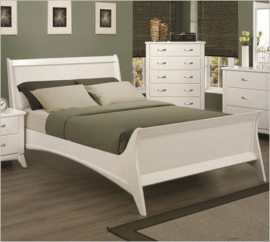 Recamara moderna de madera Queen Eleanor set 6 piezas Blanca