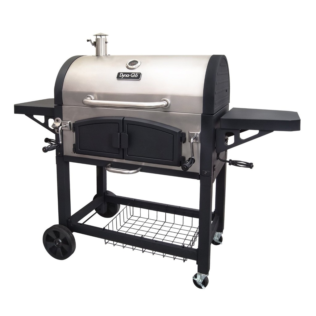 Asador a Carbon Acero Inoxidable Dyna Glo Dual Zone Premium Charcoal Grill DGN576SNC D BUDITASAN SHOP Refrigeradores Recamaras Patio