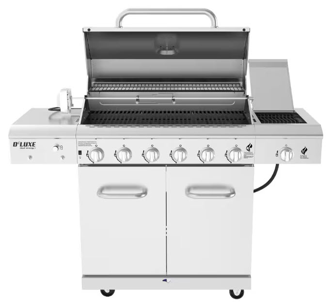 Asador a Gas Nexgrill 6 Quemadores Acero Inoxidable con Sellador de