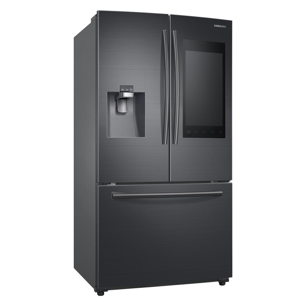 Refrigerador Smart Samsung Puerta Francesa 24.6 pies Family Hub Acero