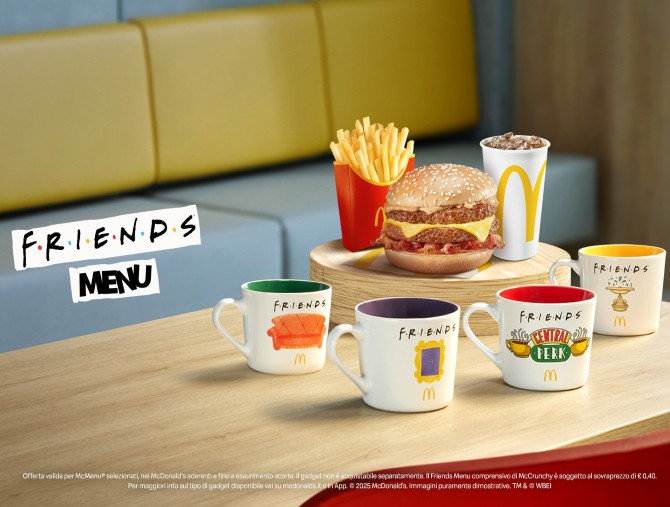 Da McDonald’s debutta l'irresistibile Friends Menu