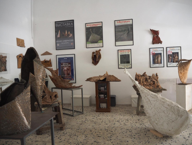 Il grande scultore Bruno Liberatore ha inaugurato a Roma il suo nuovo spazio