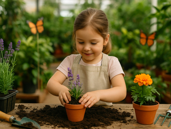 Il giardino delle farfalle: laboratorio per bambini da Steflor