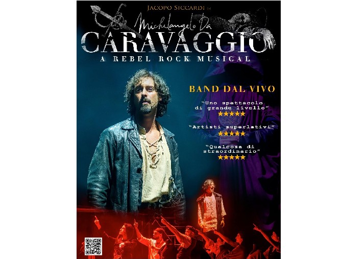 Caravaggio - A Rebel Rock Musical fa tappa a Pinerolo