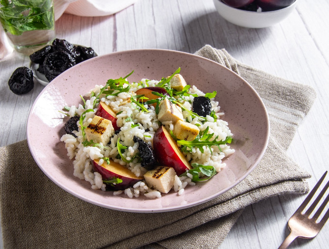Ricetta insalata di riso con Prugne della California