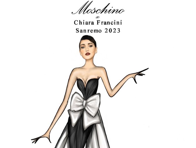 Sanremo 2023: Chiara Francini vestirà Moschino