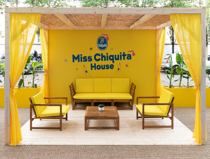 Milano Design Week: è stata inaugurata la Miss Chiquita House