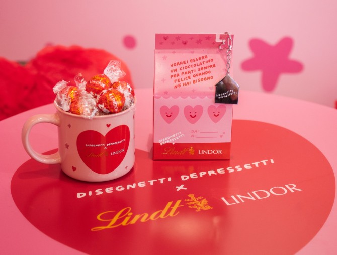 San Valentino: la collaborazione tra Lindt Italia e Disegnetti Depressetti