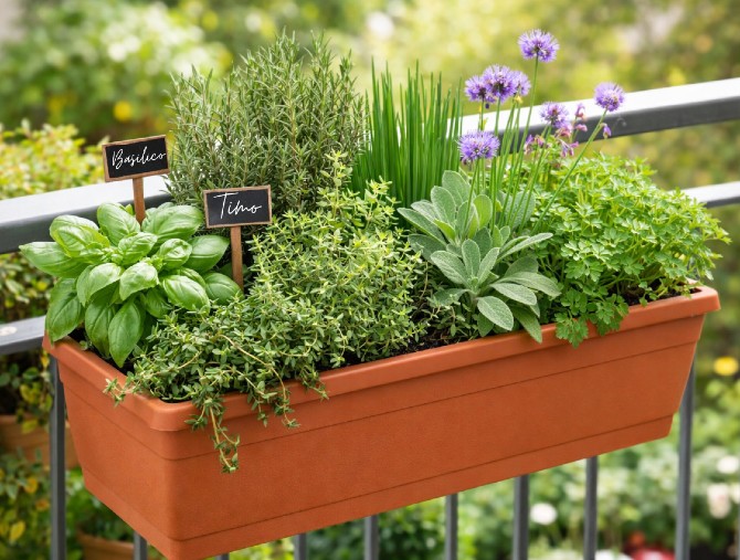 Il workshop Balconette con Aromatiche da Steflor