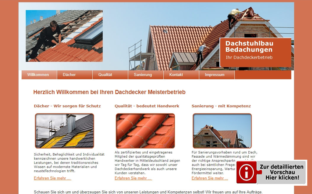 Template Dachbau