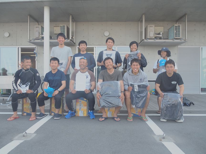第三回江ノ島スナイプの入賞者の皆さん