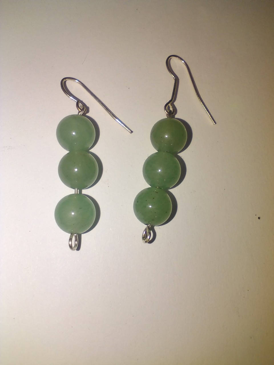 boucles d'oreilles aventurine