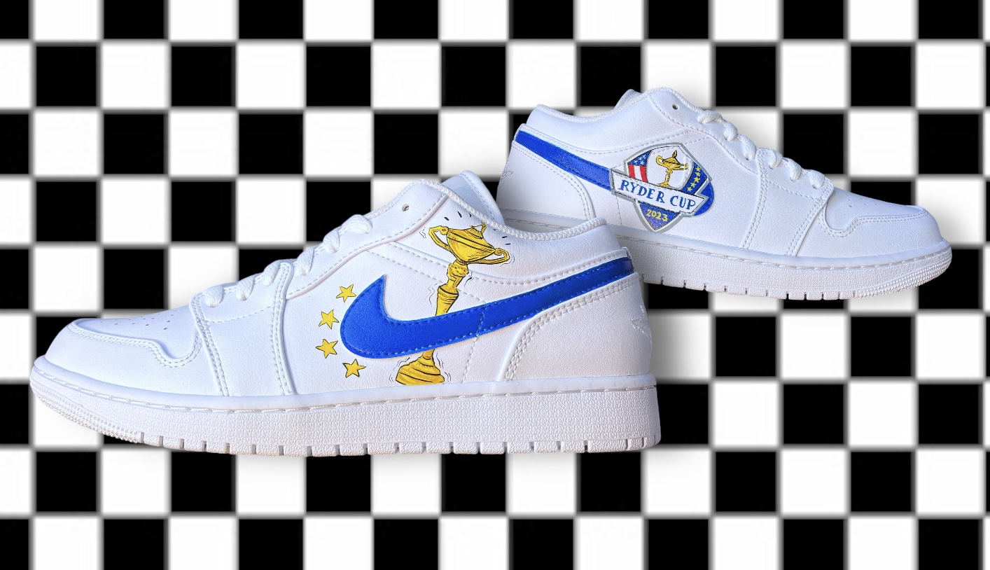 Jordan low customisées sur le thème de la RYDER CUP 2023