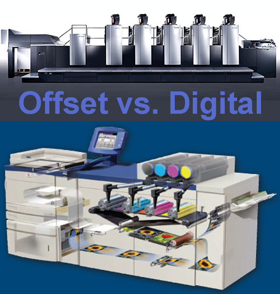 Digitaldruck vs. Offsetdruck - PrintService-Vetter