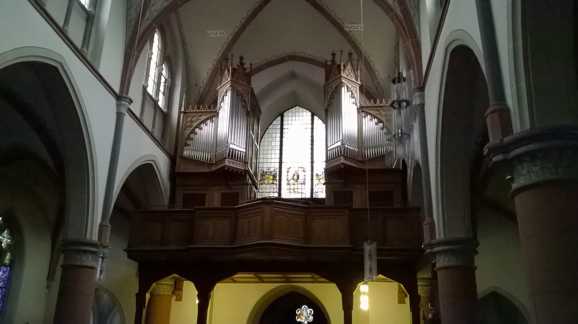 Die restaurierte Klais-Orgel In Bornheim-Hersel.