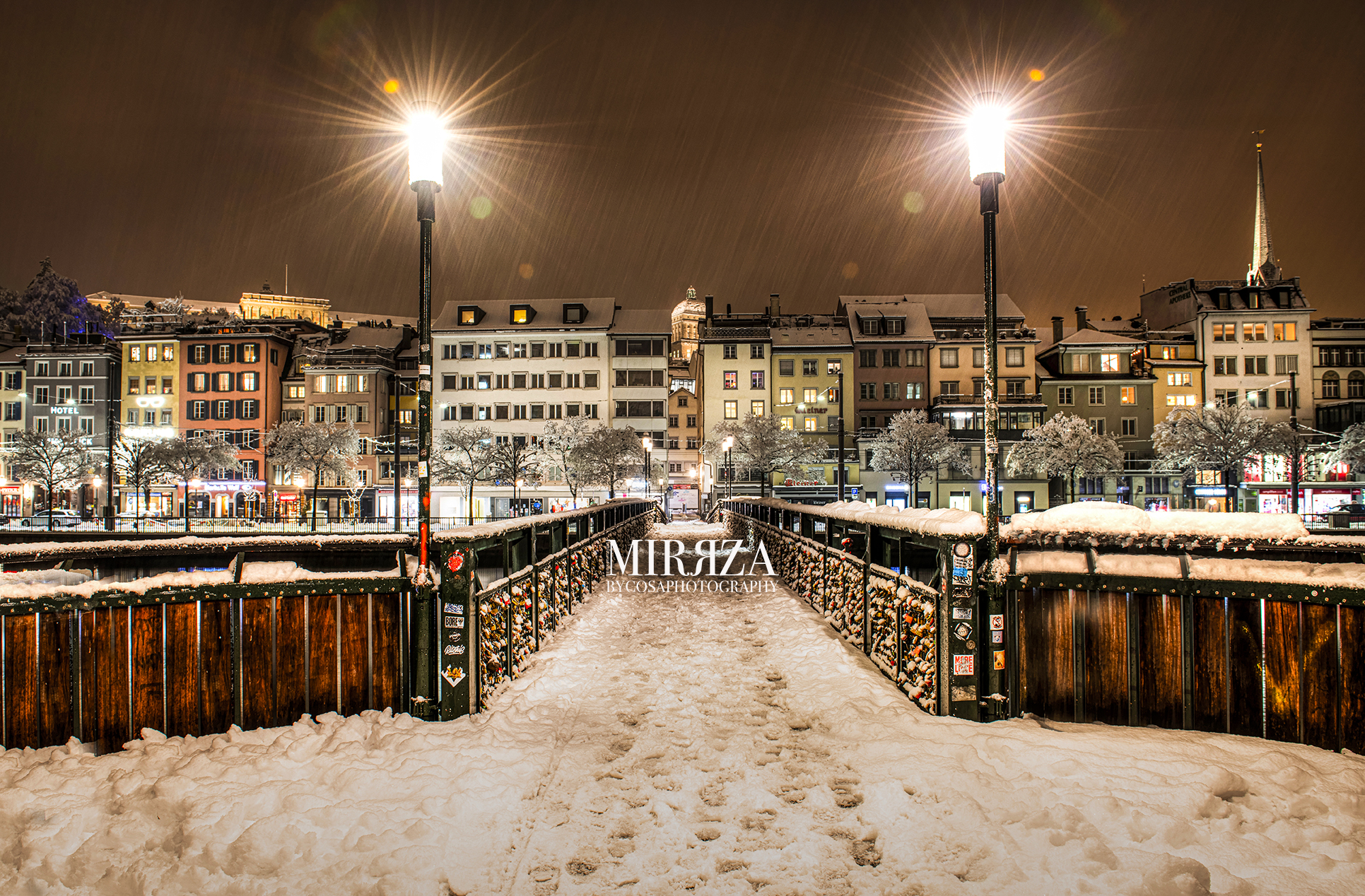 Zurich Love Lock Bridge