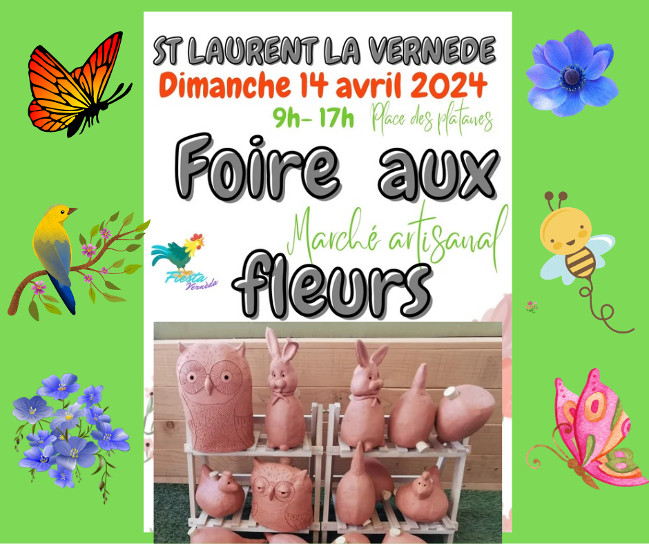 Foire aux fleur et marché artisanal 