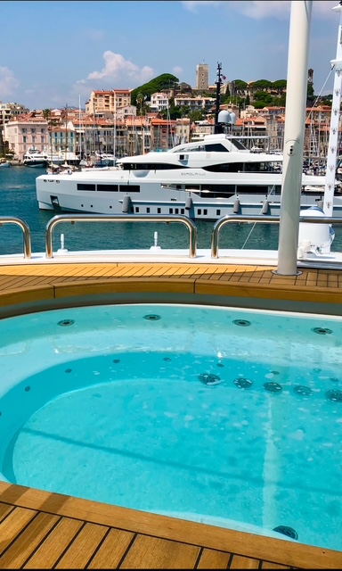 personal training aboard yacht in Cannes