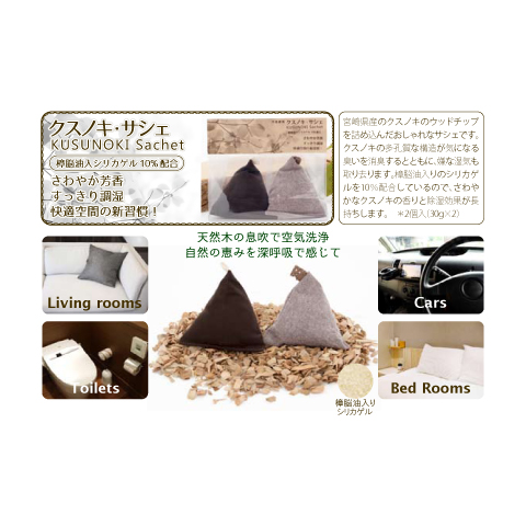 クスノキ・サシェ(テトラ)