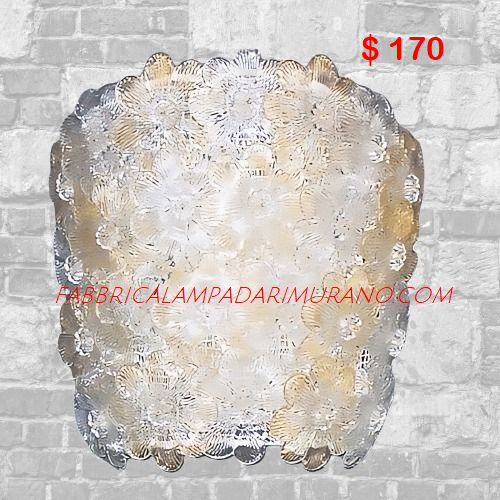Murano-glass-wall-lamp-model-Fiori-Bouquet 