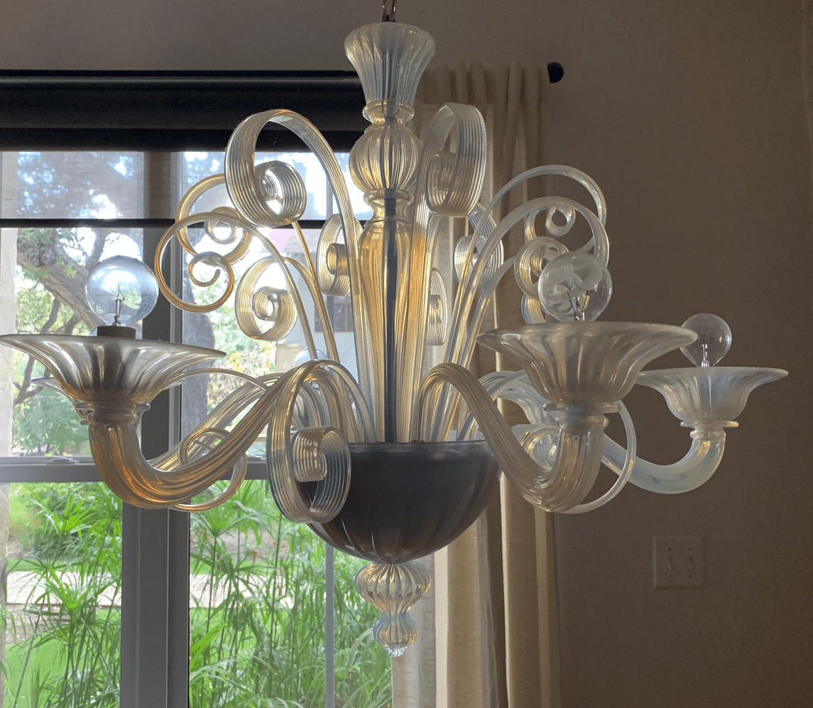 murano-opaline-chandelier-set