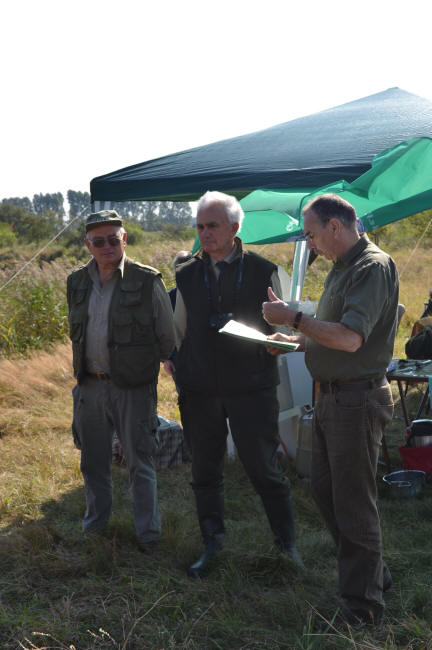 Richterteam und Prüfungsleiter – v.l.n.r.  Dr. Helmut Wiese, Manfred Lange, Waldfried Sutter