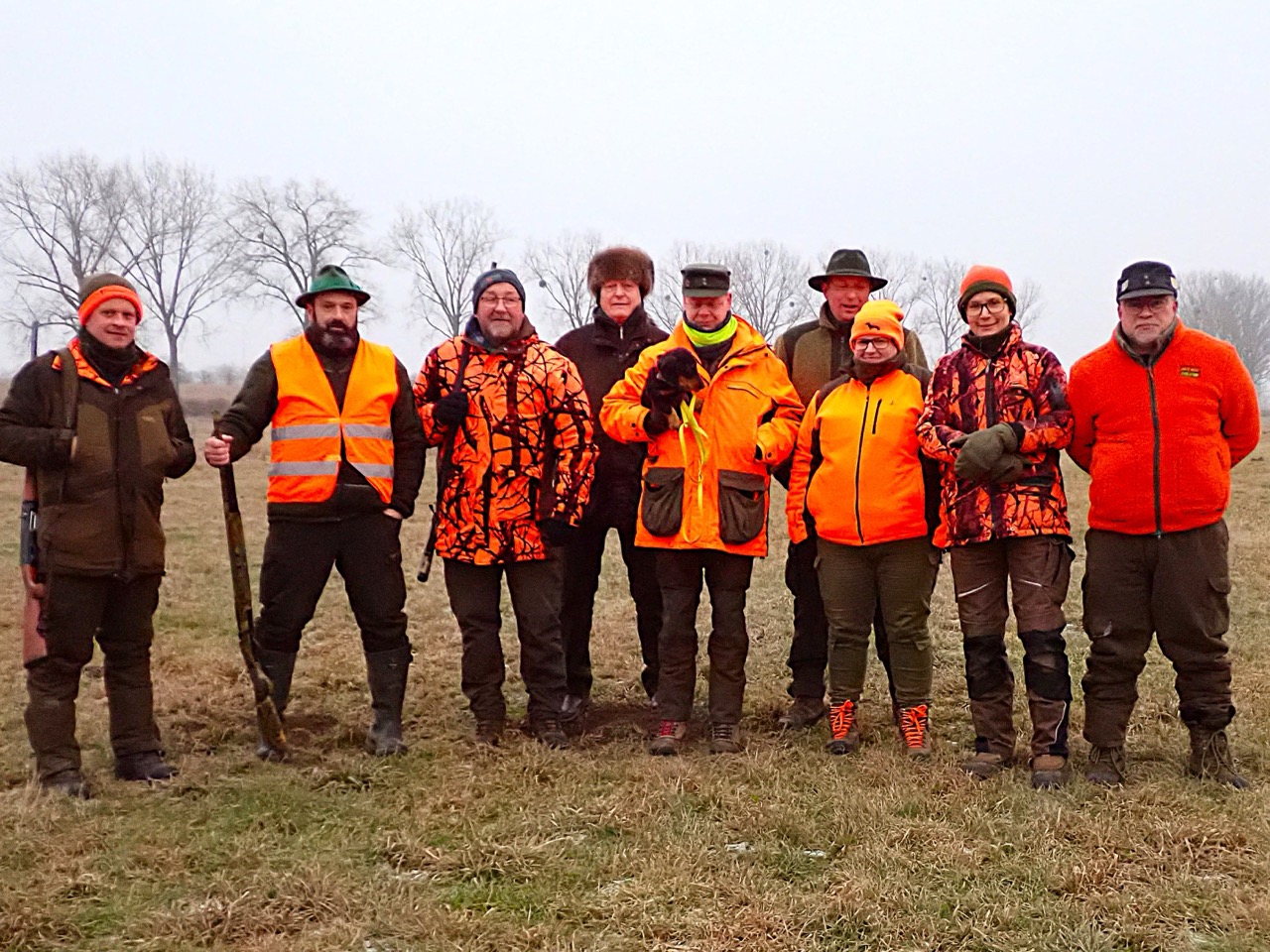 Das ist mein Team - Adrian, Christian H., Ulli, Ha-Jo, Christian K., Konstantin, Nicole, Ursula und Jan.