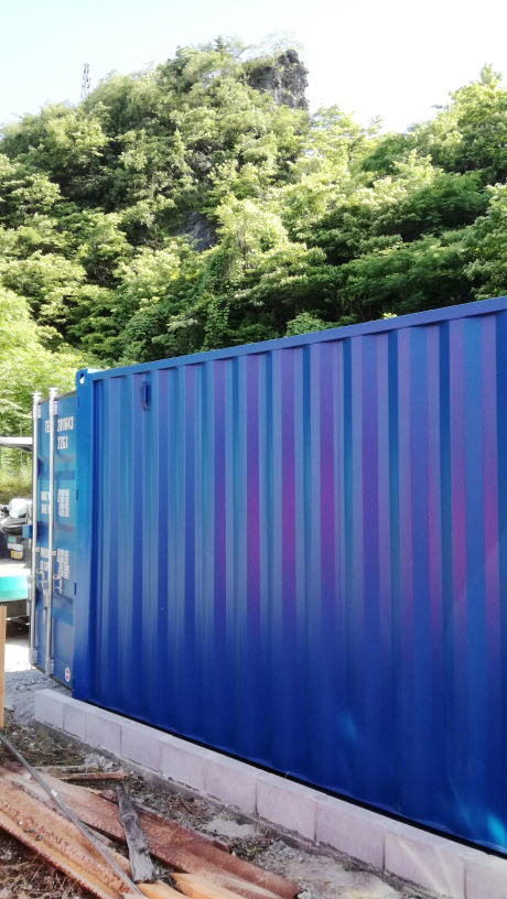 揖斐郡池田町 NEW VANコンテナ20ft設置