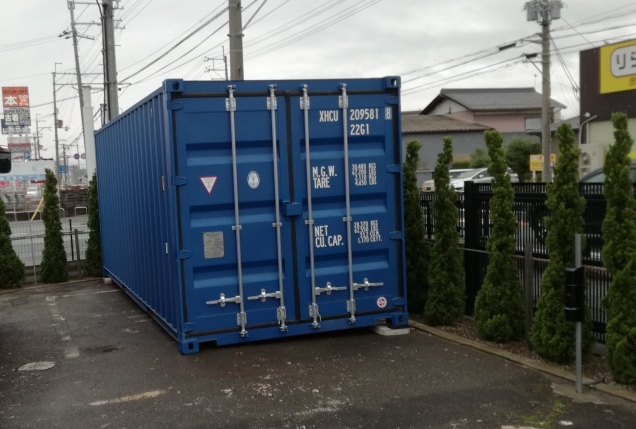 滋賀県彦根市にNEWVANコンテナ20ft納品