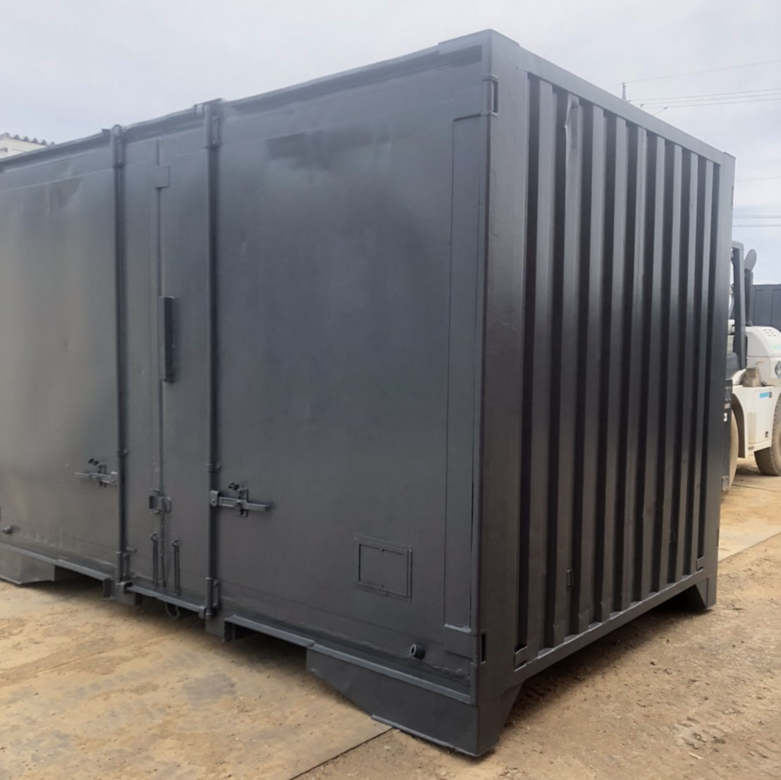C 08 海上コンテナ12ft 中古 ライトグレー 岐阜大垣 スイトコンテナ